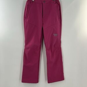 Youth L Pink Ski Snow Pants Outdoor Softshell Hiking Sledding Girls